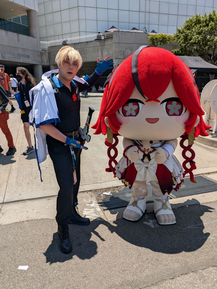 Cosplaying at Anime Expo