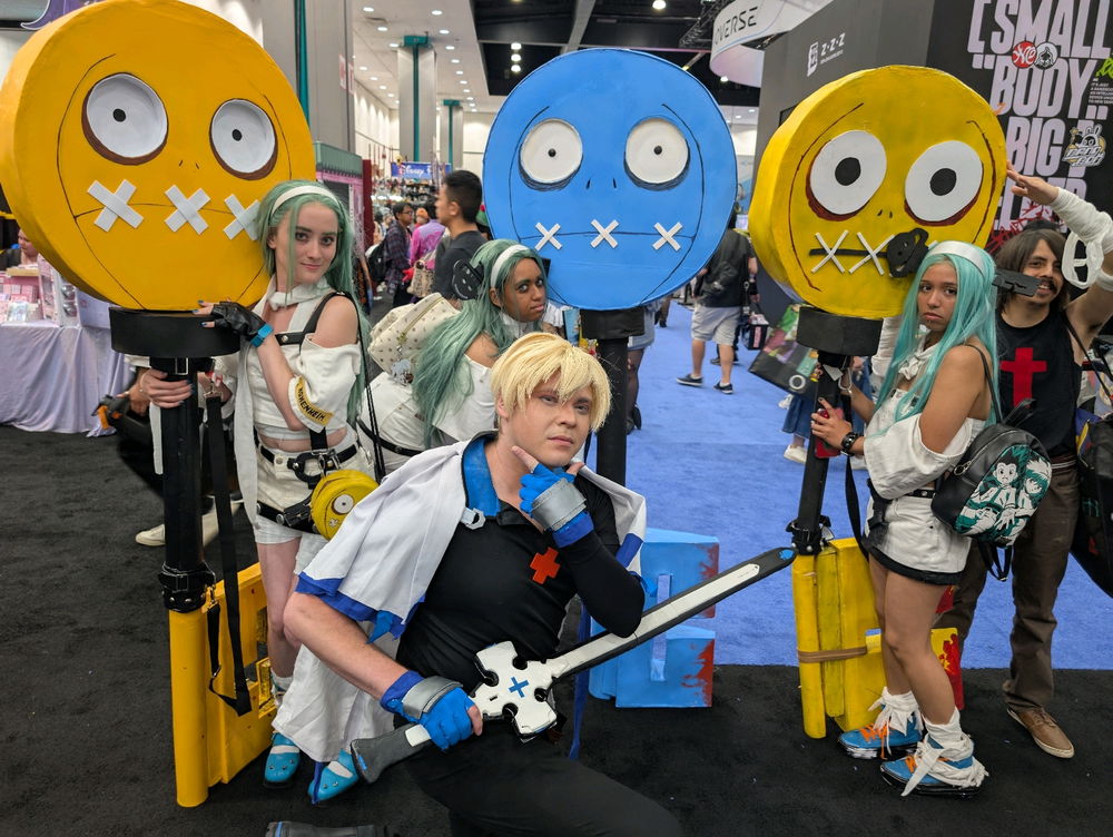 Cosplaying at Anime Expo