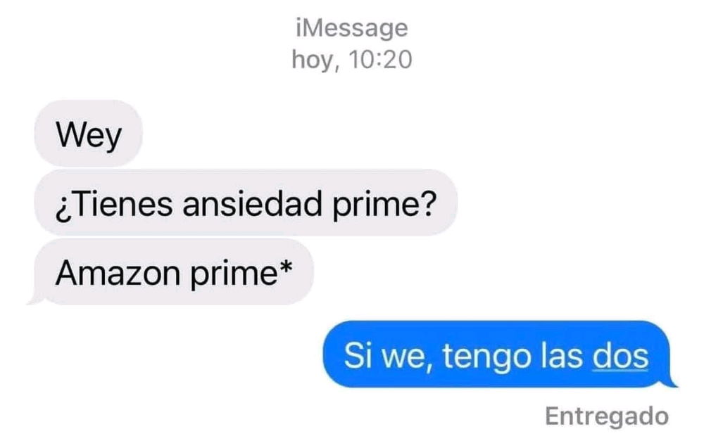 Solo tengo la primera
