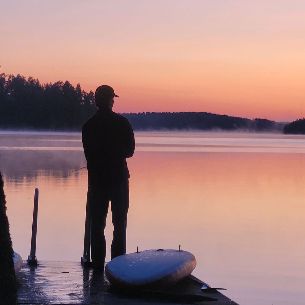 My friend fishing last night at 3 am