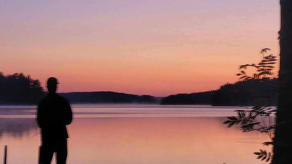 My friend fishing last night at 3 am