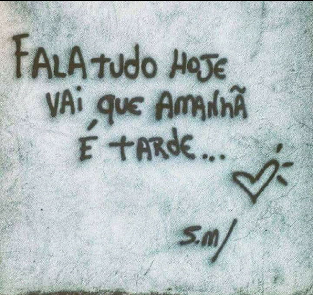 Falo mesmo