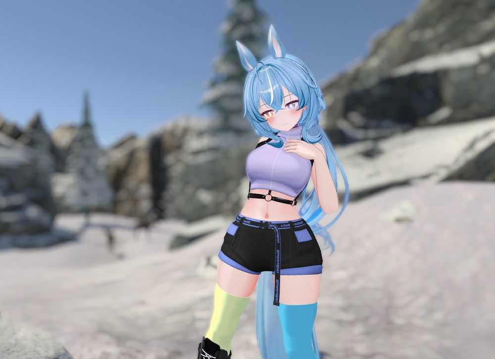QnA of my model (Frosty Blue)