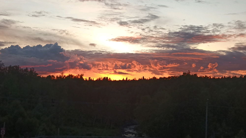 Sunset yesterday