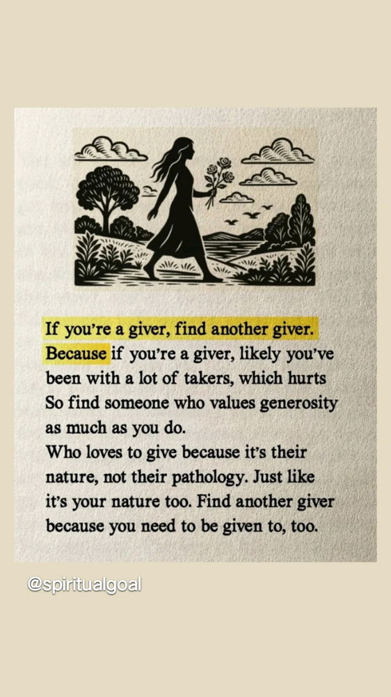 Real connection isn't built on imbalance. It's two full hearts choosing to pour into each other without keeping score. You deserve someone who gives the way you do freely, fully and without hesitation ✨💜💞