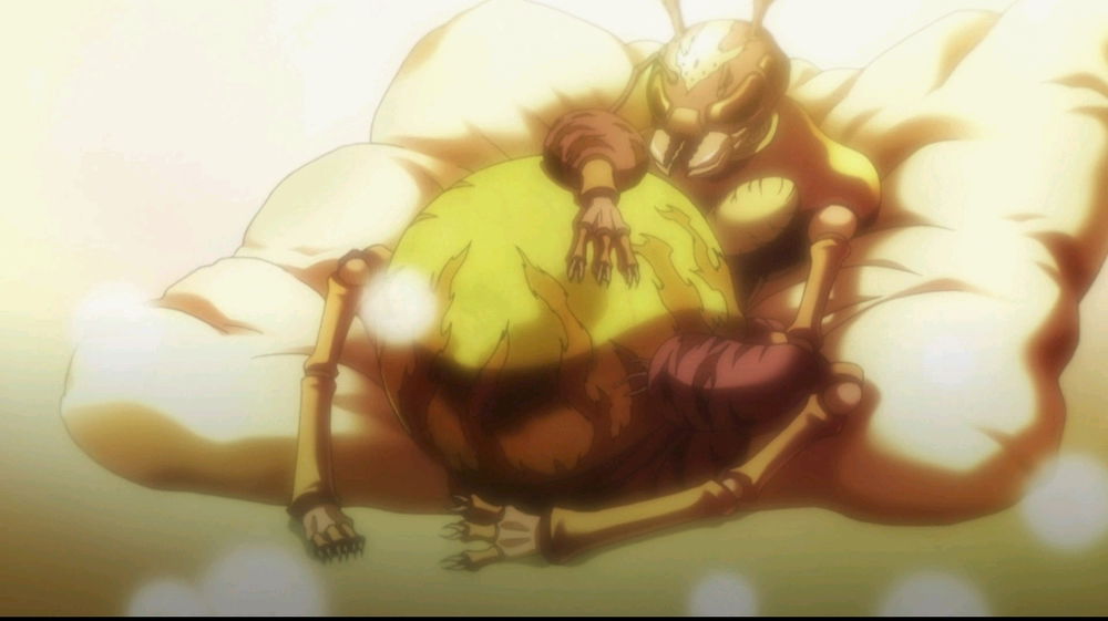 HunterxHunter- Ant Queen holding her child the King Ant later to be known as Meruem.