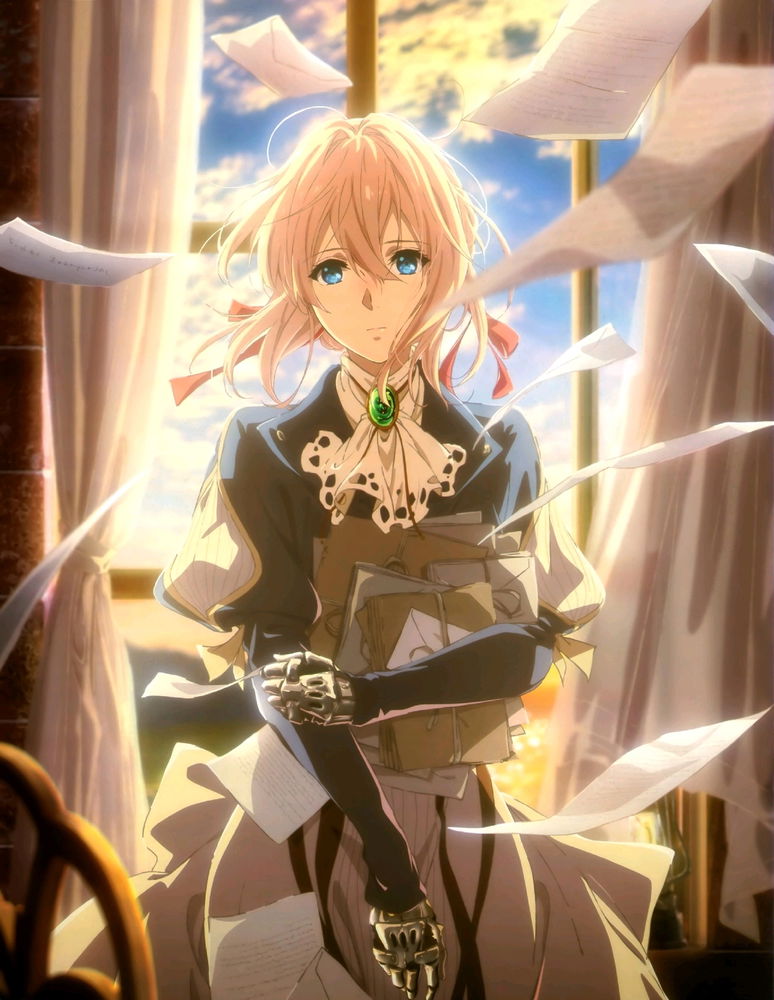 Violet evergarden is slept on