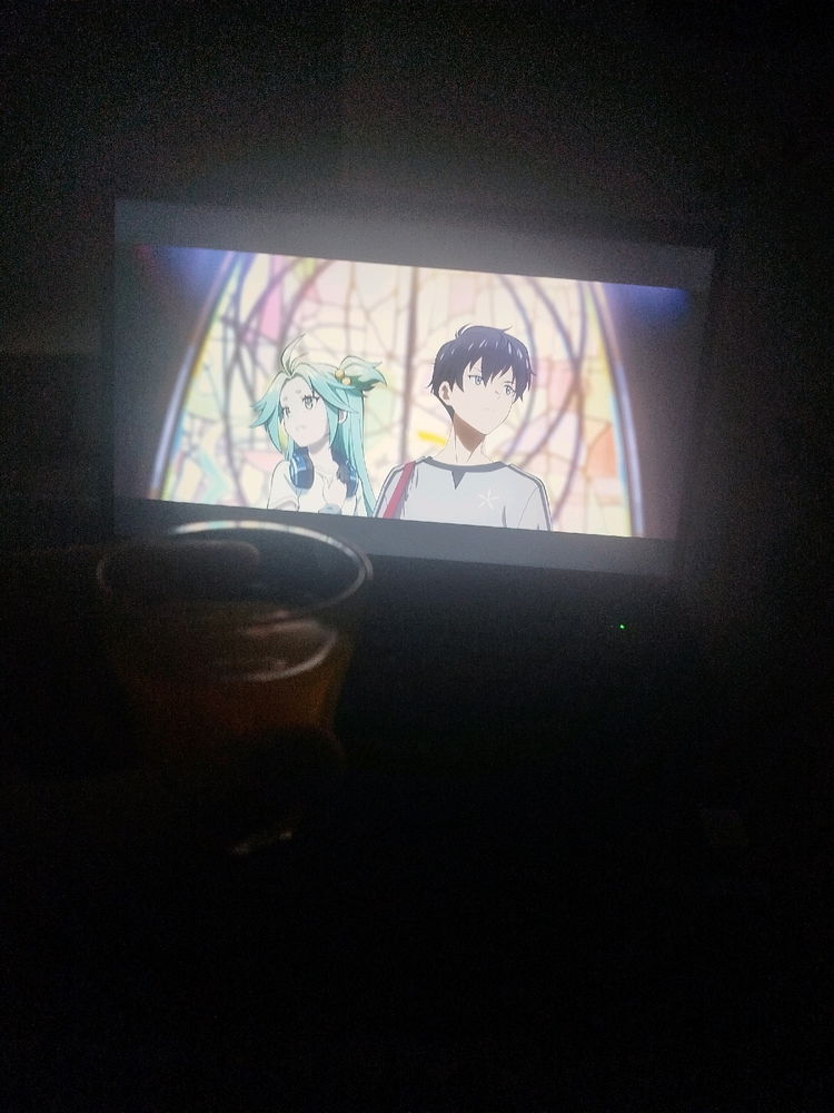 Desisti da balada para tomar um licor assistindo anime haha