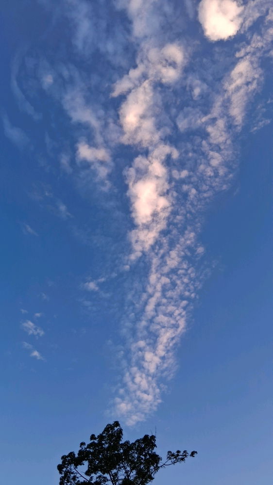 The sky yesterday ☁️