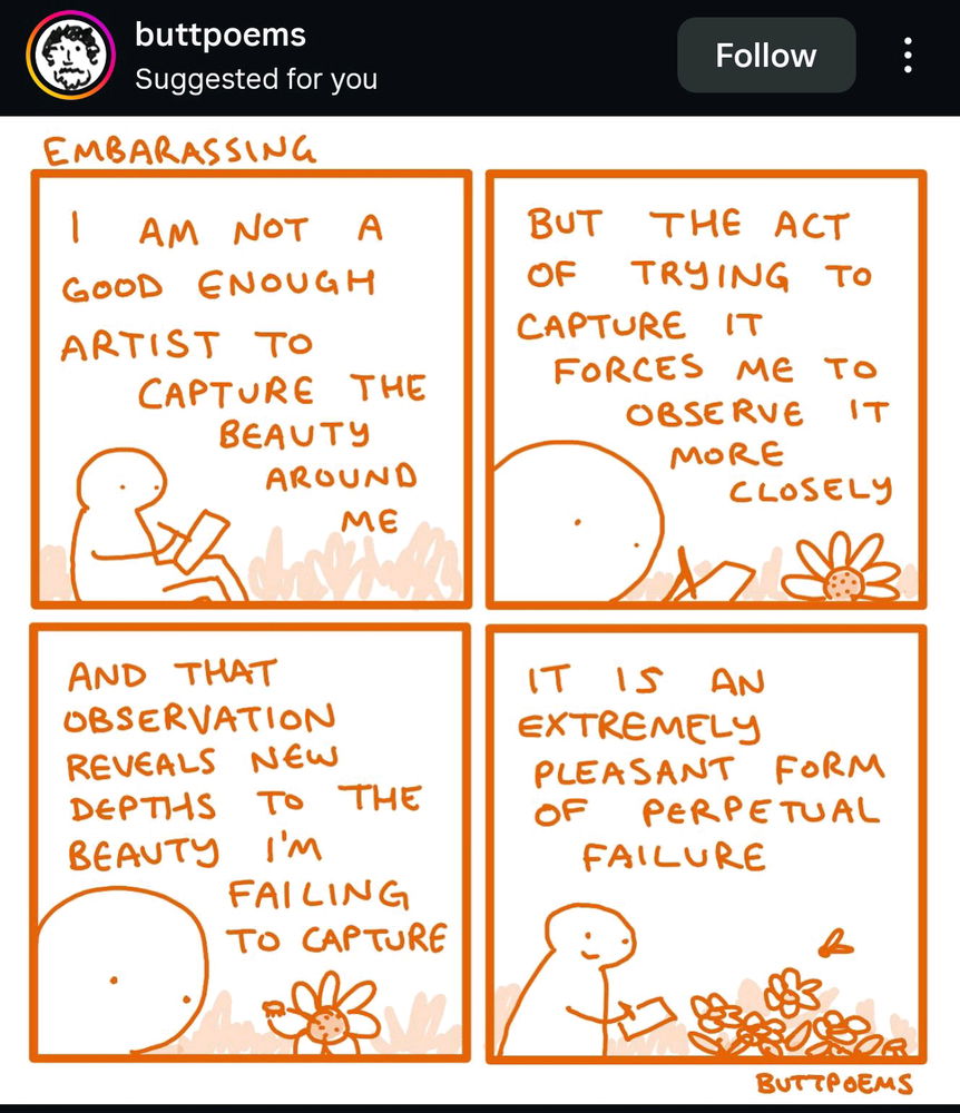 Merely trying is succeding