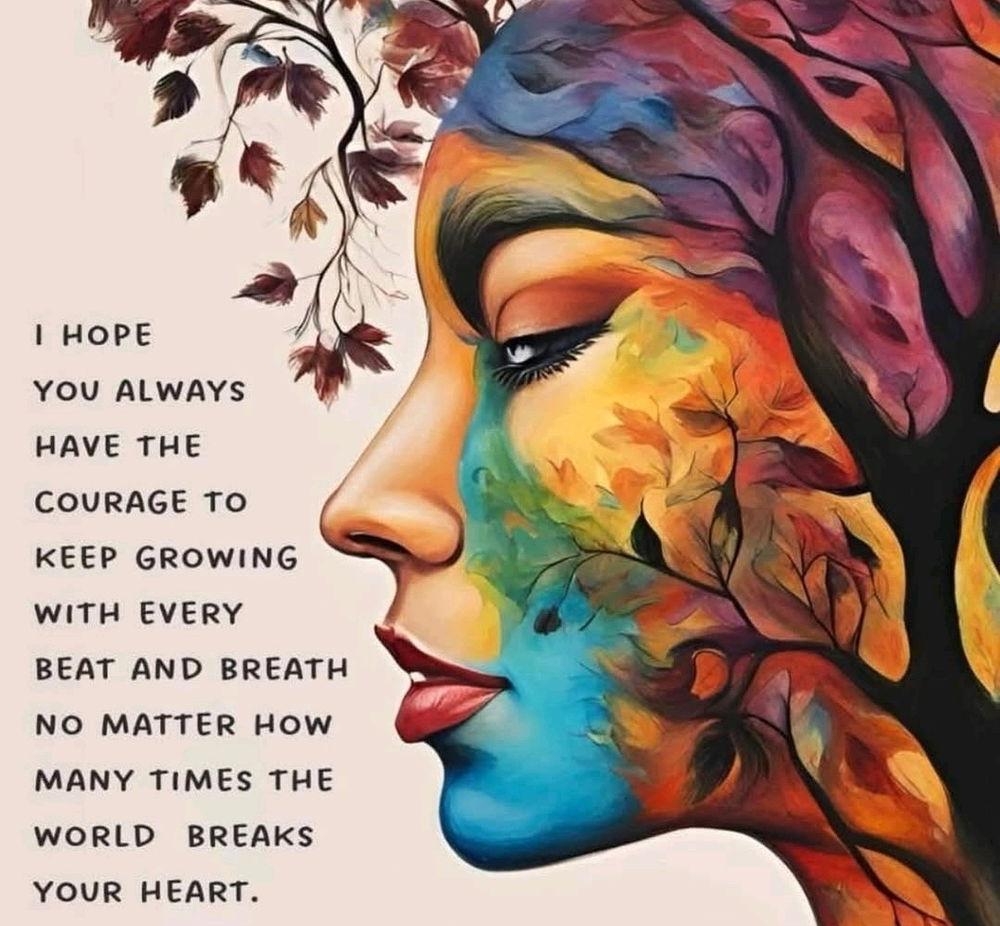 What is broken can be mended... 
What hurts can be healed...
And no matter how dark it gets, 
the sun is going to rise again...

🌞🌿🌻💖✨️🌈🫂🥰