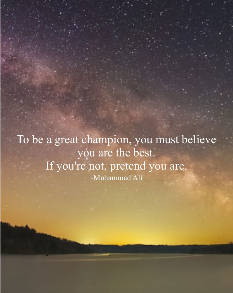 Be a champion!
