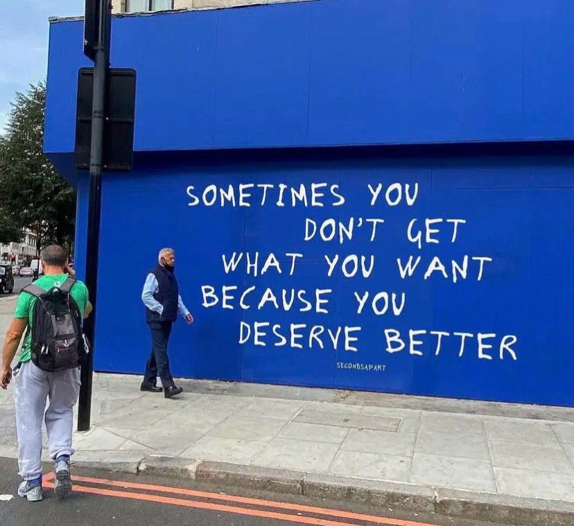 Remember this when you wish you got what you believe you wanted.