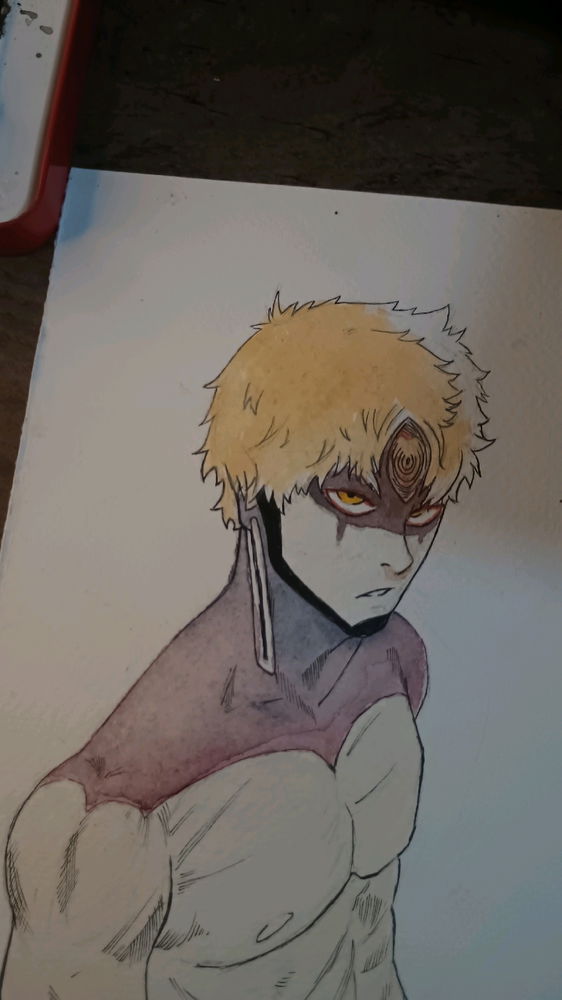 Drawing Evil Eye from Dandadan Anime