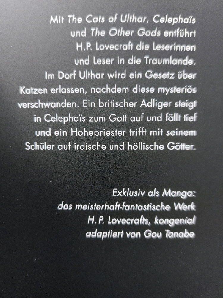 H. P. Lovecraft u. Gou Tanabe - Die Katzen von Ulthar und andere Geschichten