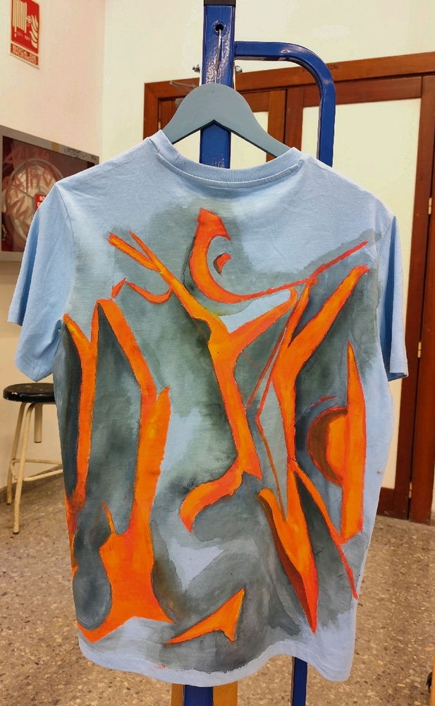 Pintando camisetas