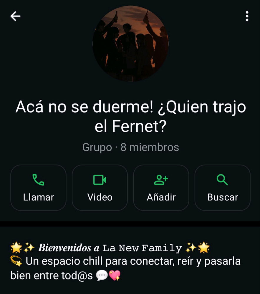 Tratamos de buscar amistades de chill