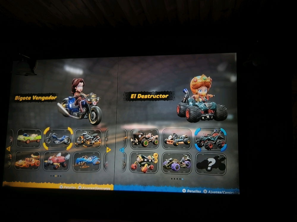 Noche de Mario Kart World