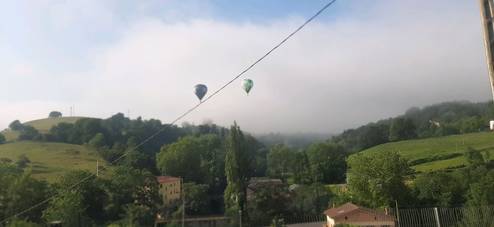 Hot air balloons
