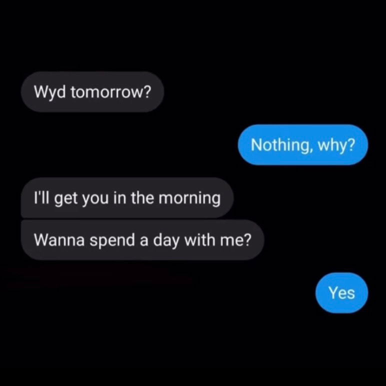 “I’ll get you in the morning.” 🤌🏽