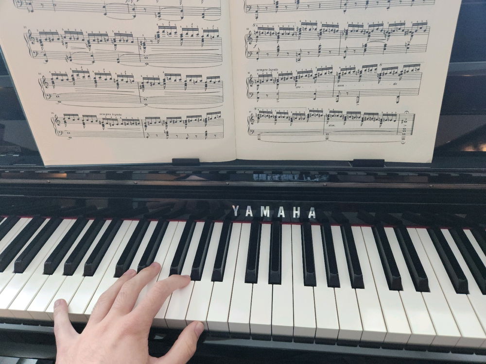 Piano practice day