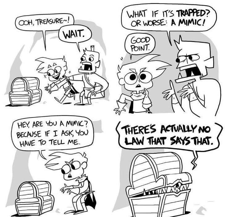 How to identify a mimic