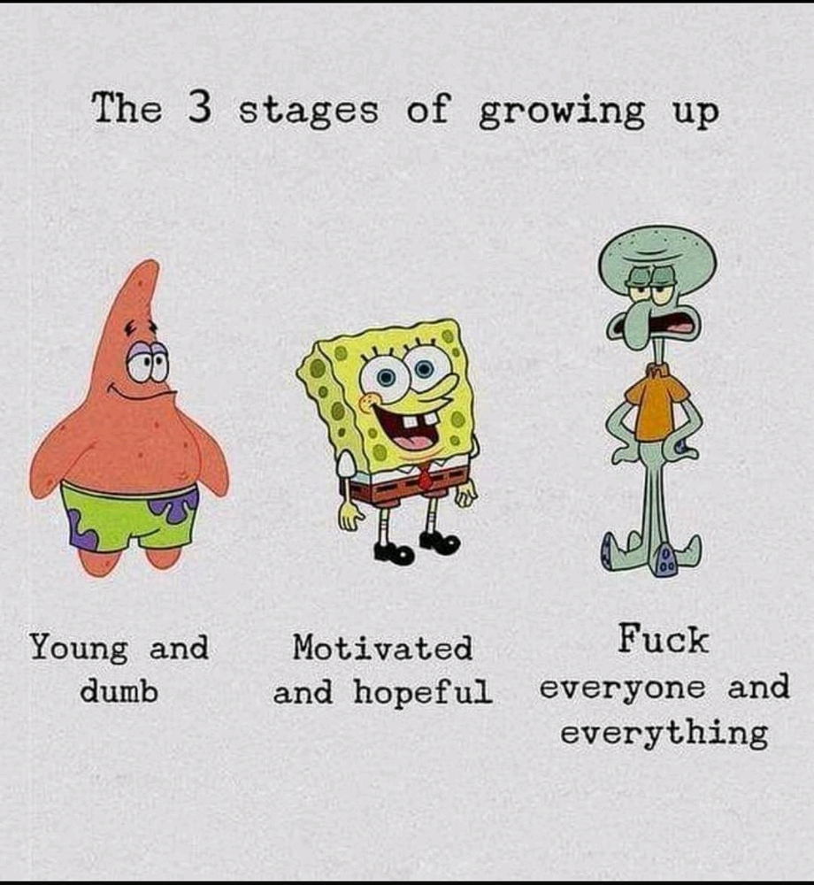 In the words of Squidward...Ha Ha Ha