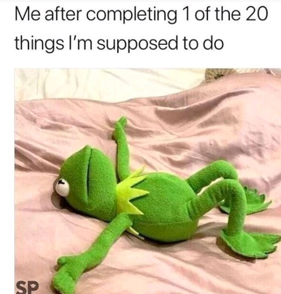 Weekend's are there for recharging