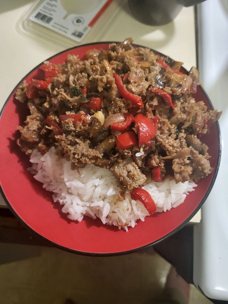 Bulgogi beef over rice