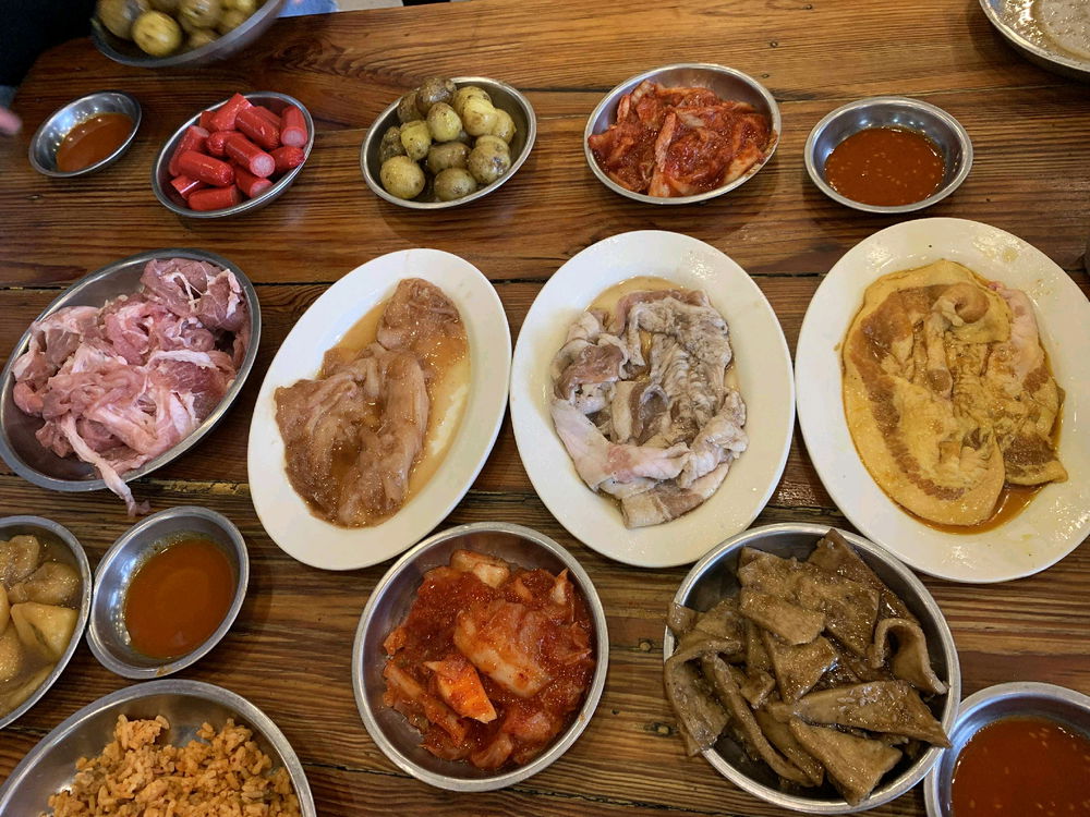 Trying out Korean food🤍