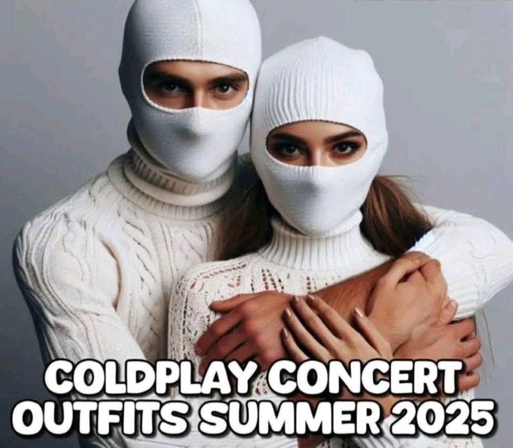 Da ora in poi, si concerti dei Coldplay ci andiamo così! 😎👍
