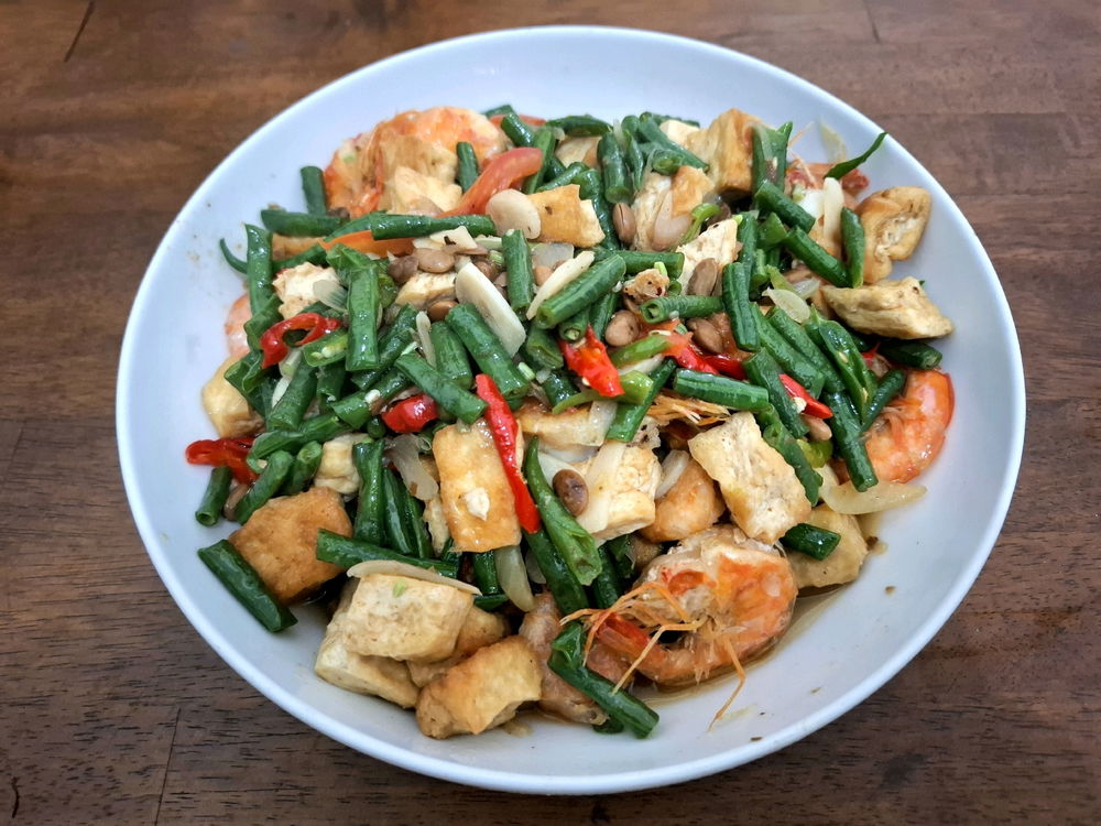 Tauco Udang & Tahu (Shrimp & Tofu In Fermented Soybean Paste Sauce)