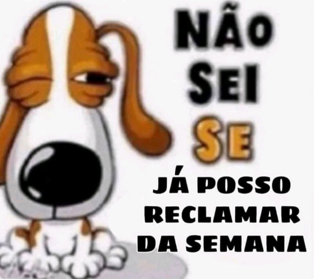Bem vindo a segunda feira