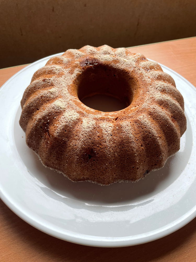 Манник с мандаринами и миндалем