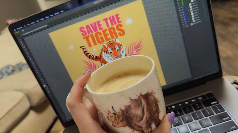 Coffee and homework.