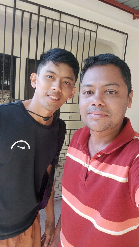 Enjoying a dayoff with friends