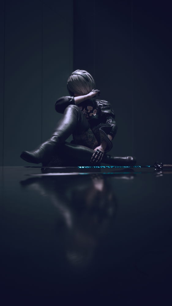 Cyberpunk meets Nier Automata