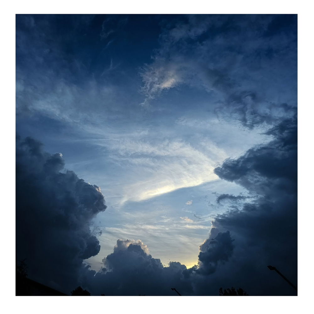 The sky opened for a moment.
It felt like love was saying hello