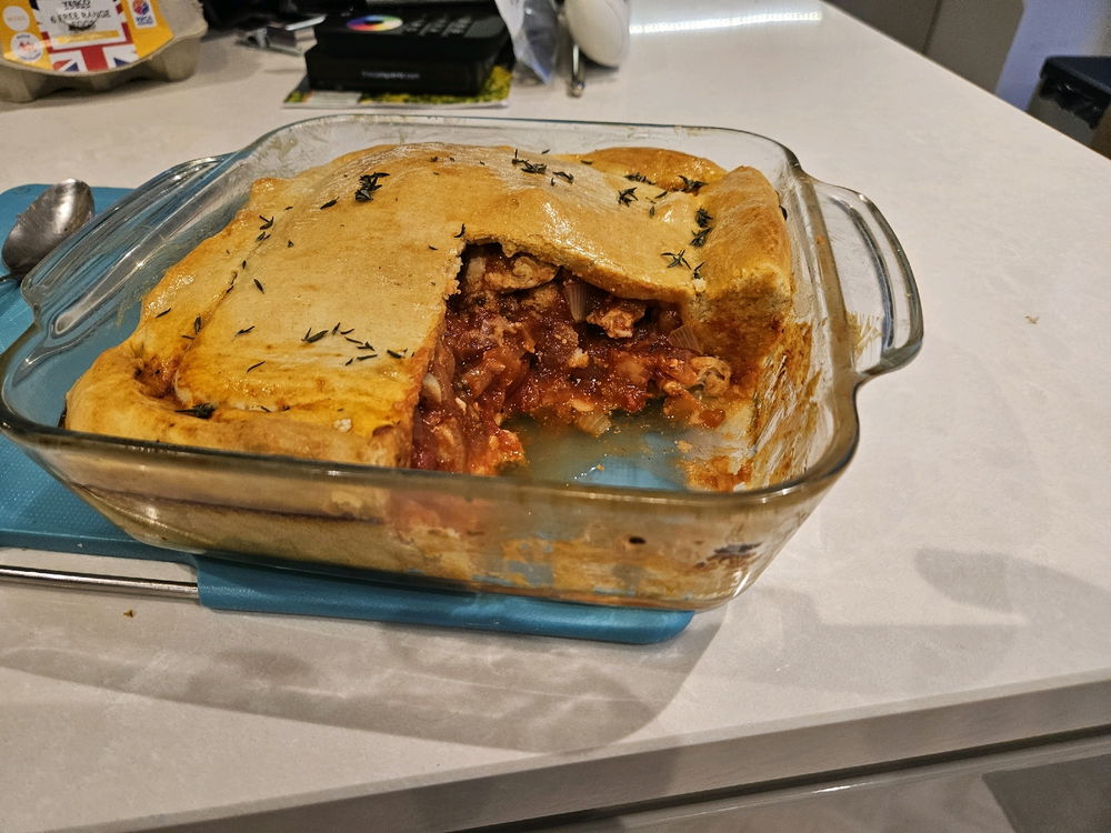 Creole Chicken Pie 🇺🇸🏴󠁧󠁢󠁥󠁮󠁧󠁿