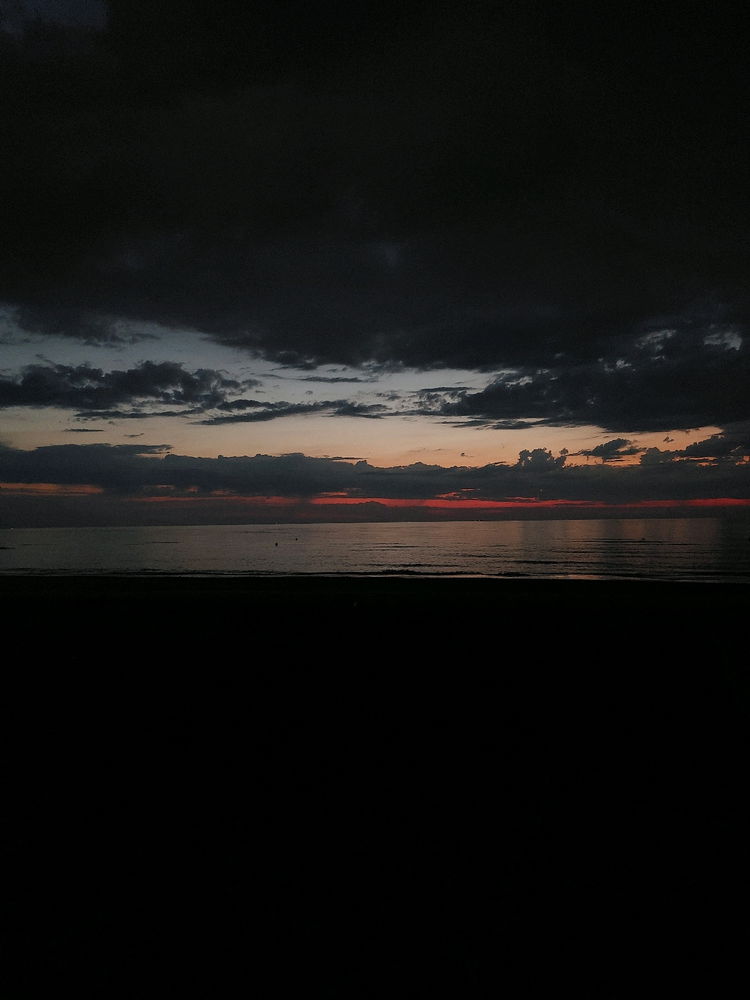 Rimini and the sunrise