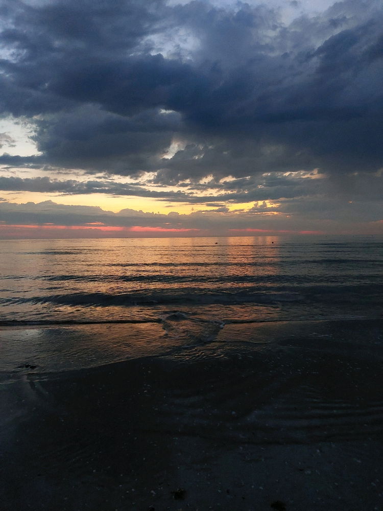 Rimini and the sunrise