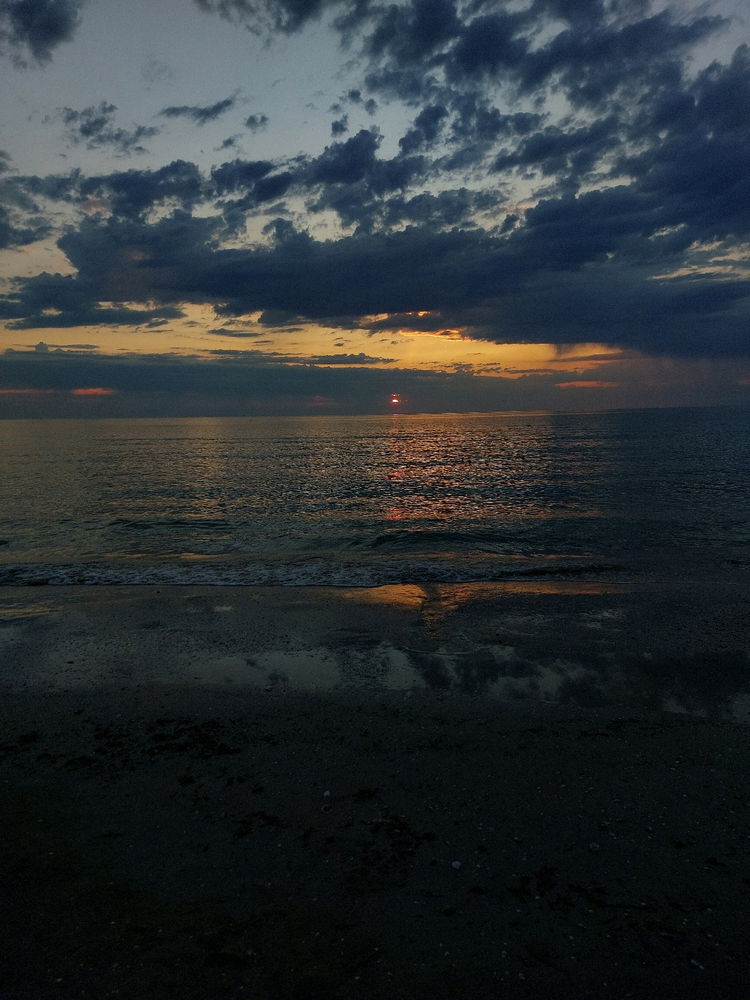 Rimini and the sunrise
