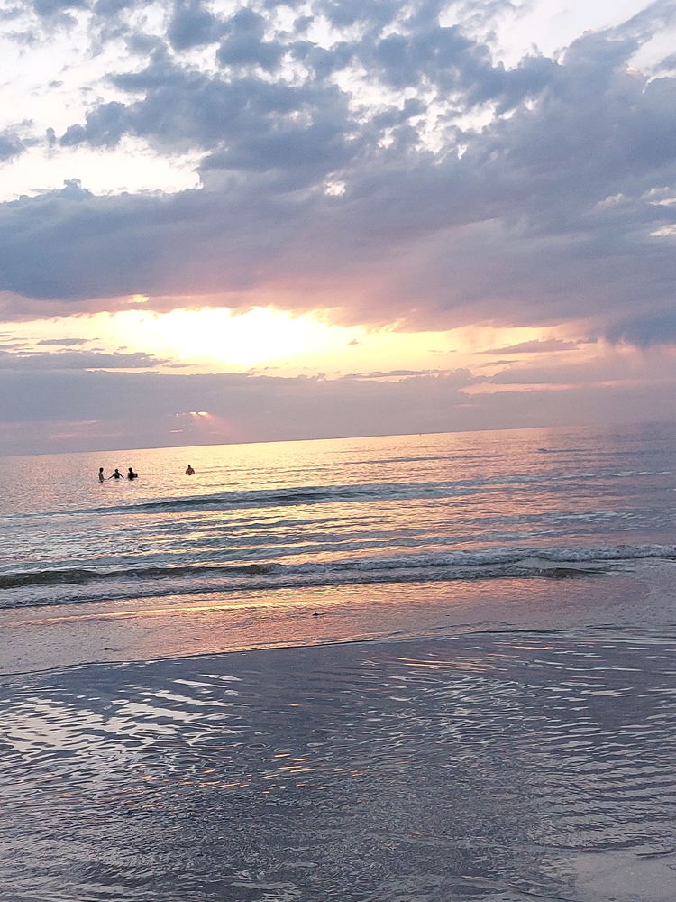 Rimini and the sunrise