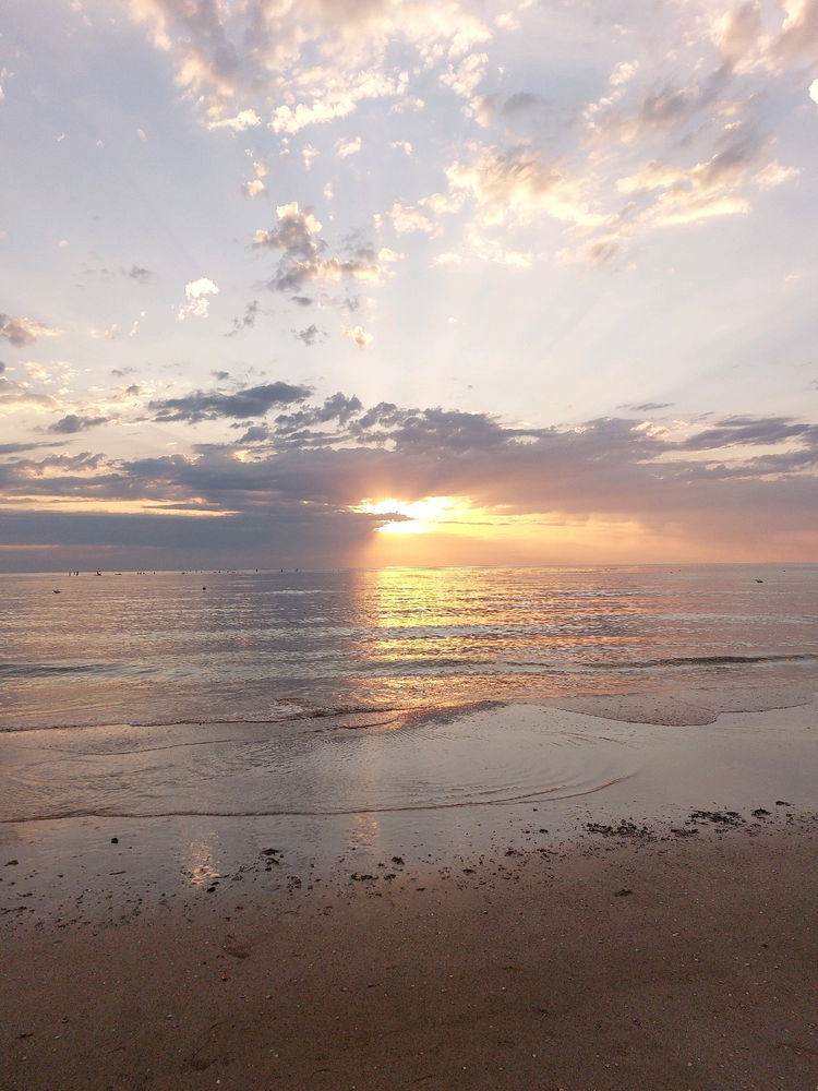 Rimini and the sunrise
