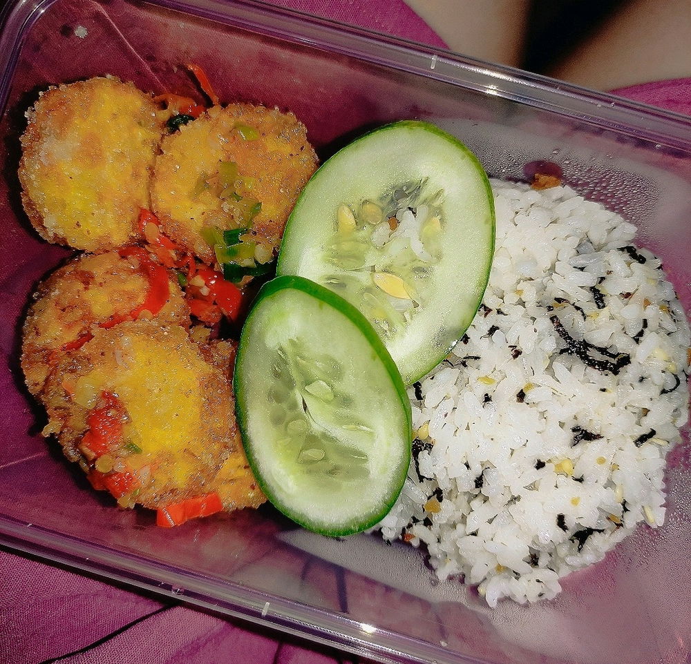 Nasi Nori Tofu Cabe Garam 🤤🤤
