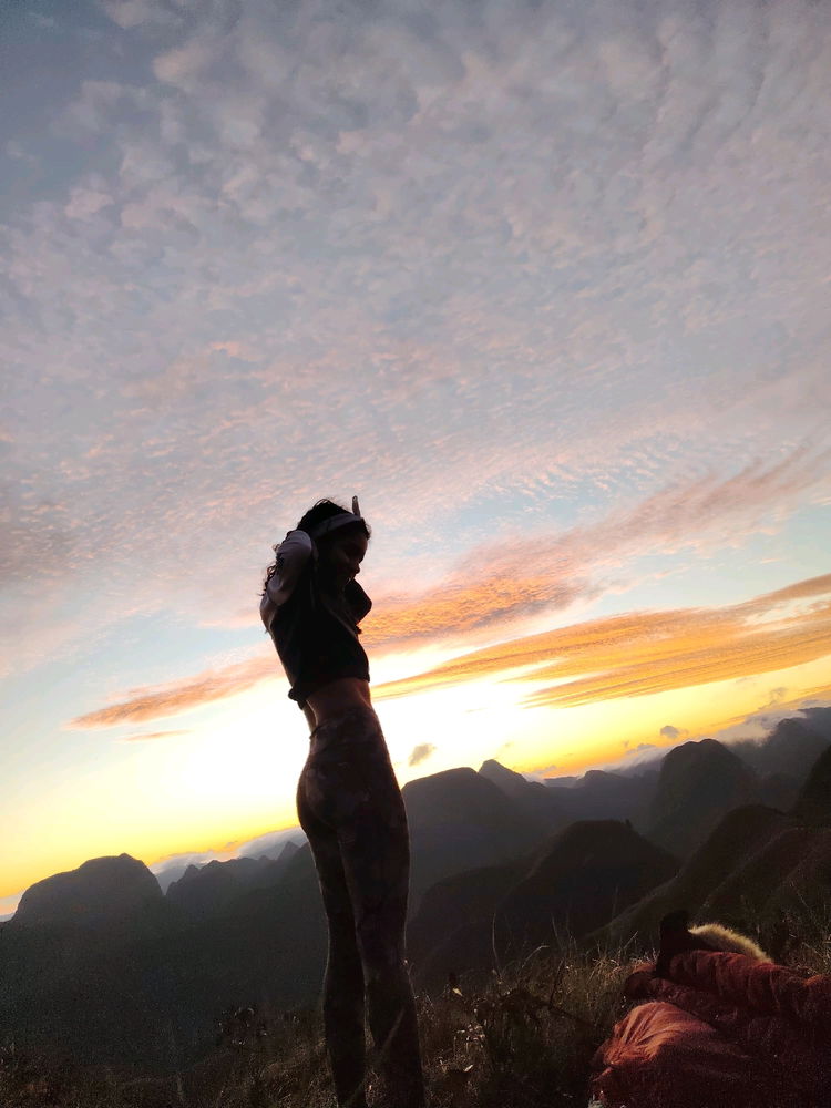 Viendo el amanecer