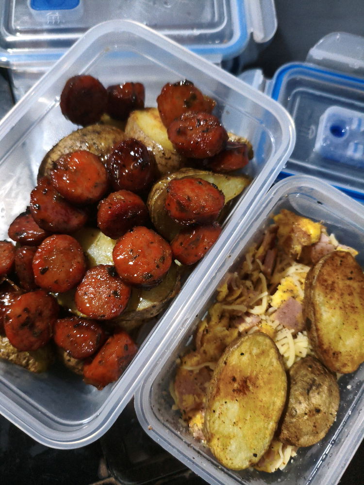 Ohh que delicia mis creaciones, desayuno y almuerzo de mañana 😋😋