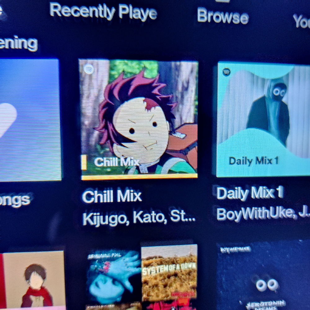 When Tanjiro shows on the chill mix you know it's real