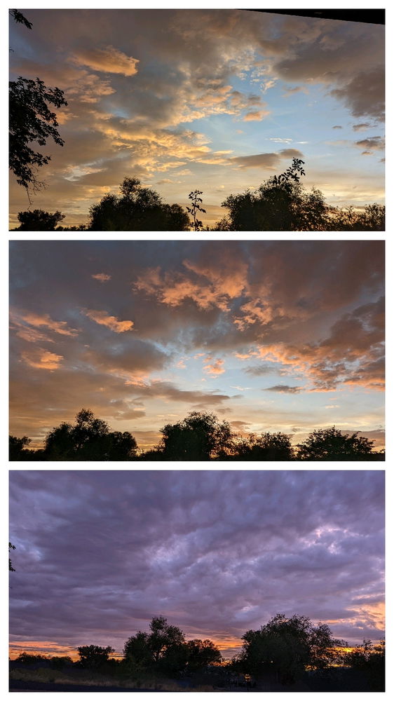 The sky puts on the best shows