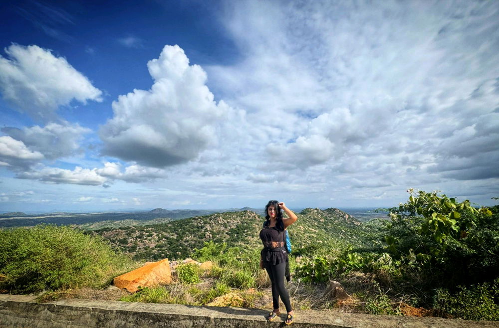 The view from penukonda fort roads ❤️‍🔥